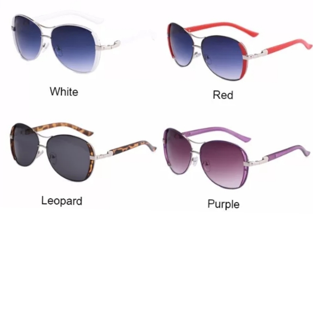 💗 White High Quality Fashion Sunglasses - Picture 4 of 5